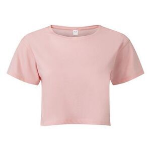 TriDri Womens/Ladies TriDri Crop Top / Light Pink